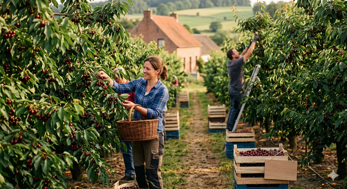 EU Cherry Production (2021–2025)